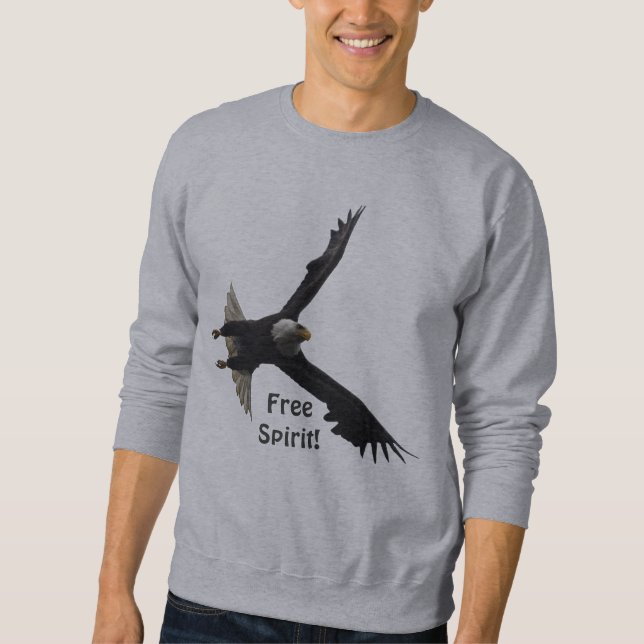 Bald Eagle Long Sleeve Shirt (Front)