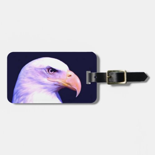 Bald Eagle Luggage Tag