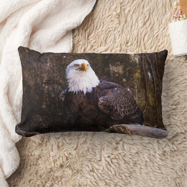 Bald Eagle Lumbar Pillow (Blanket)