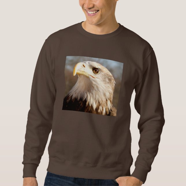 Bald Eagle Majestic Profile Sweatshirt (Front)