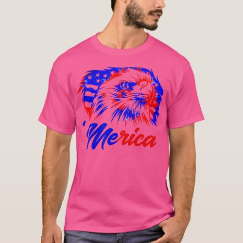 Bald Eagle merica American Patriotic 4th Of July T T_Shirt