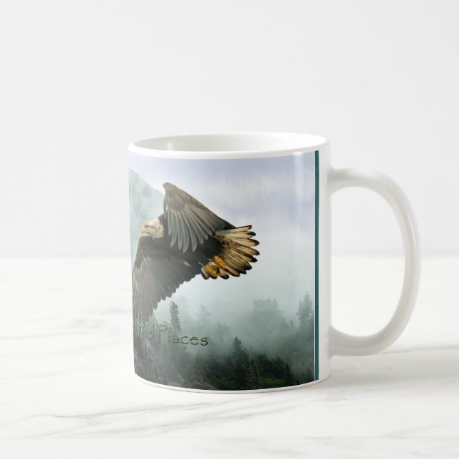 BALD EAGLE & MISTY FOREST Tea & Coffee Mug (Right)