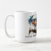 Alaska Eagle And Flag Coffee Mug | Zazzle