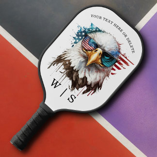Bald Eagle modern & unique USA national symbol Pickleball Paddle