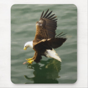 Bald Eagle Motivational Gift Mouse Pad