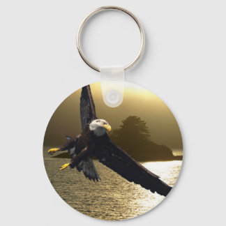 Bald Eagle Motivational Gifts Keychain
