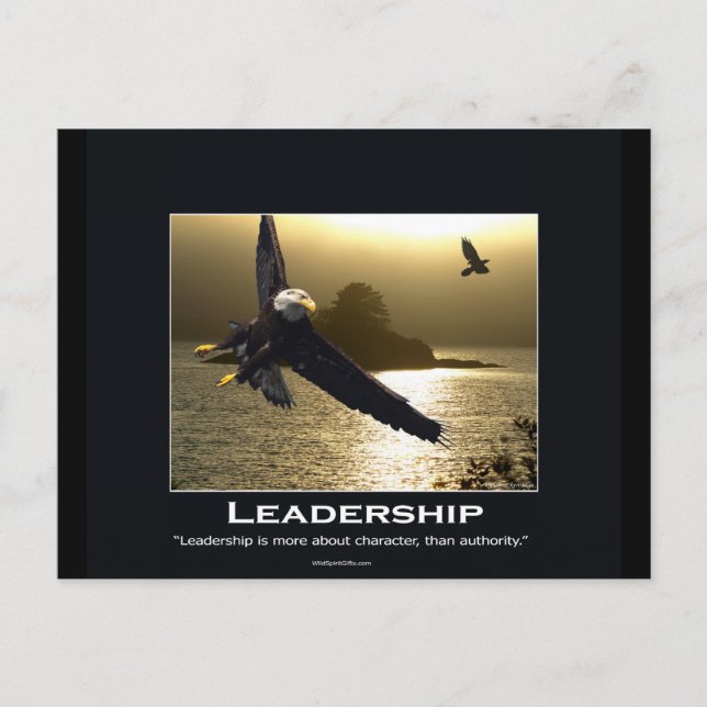 Bald Eagle Motivational Gifts Postcard (Front)