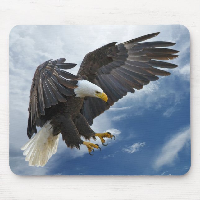 Bald eagle mouse pad (Front)