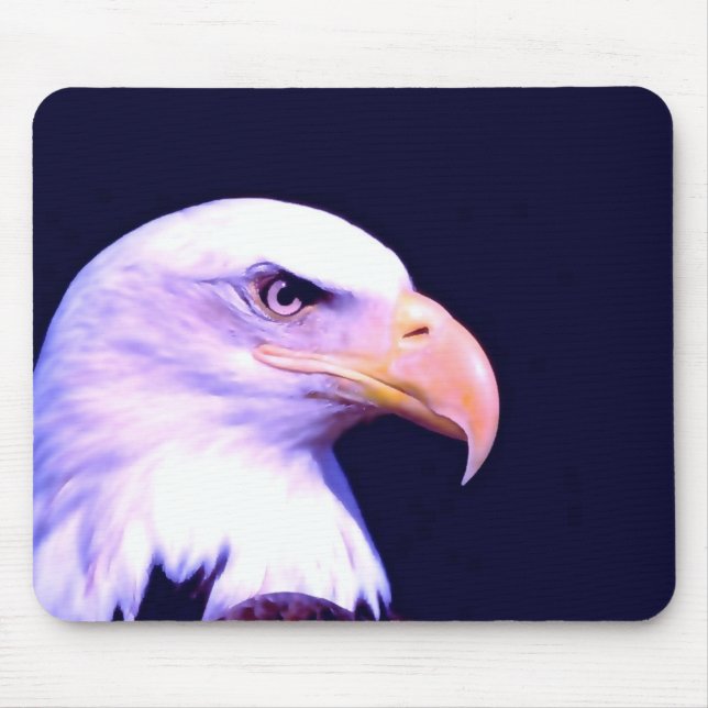Bald Eagle Mouse Pad (Front)