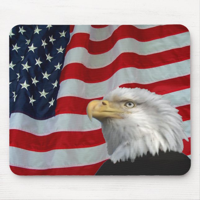 BALD EAGLE-MOUSEPAD MOUSE PAD (Front)