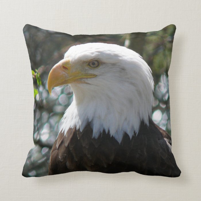 Bald Eagle   National Bird Of The United States Throw Pillows