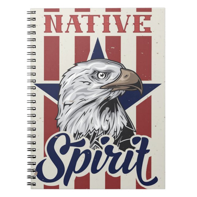 Bald Eagle Native Spirit Notebook (Front)