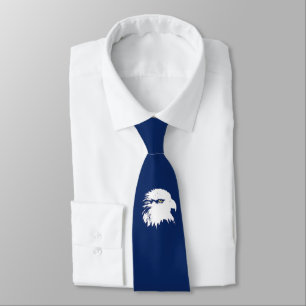 Bald eagle neck tie