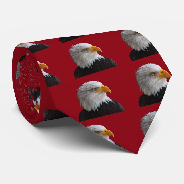 Bald eagle neck tie (Rolled)