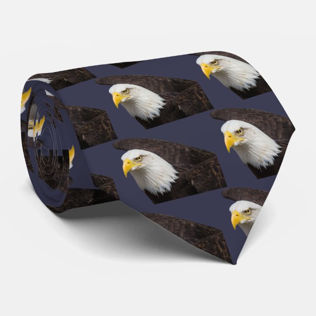 Bald eagle neck tie (Rolled)