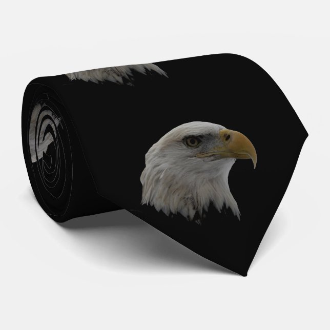 Bald Eagle Neck Tie (Rolled)