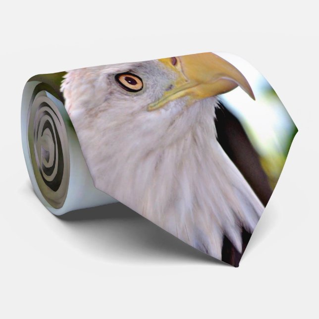 Bald Eagle Neck Tie (Rolled)