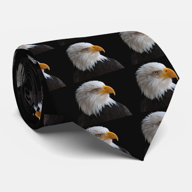 Bald eagle neck tie (Rolled)