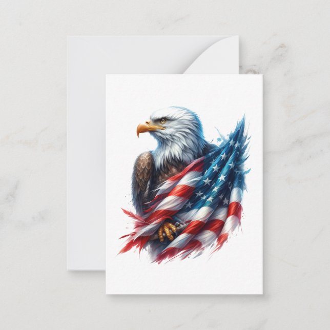 Bald Eagle Note Card (Front)