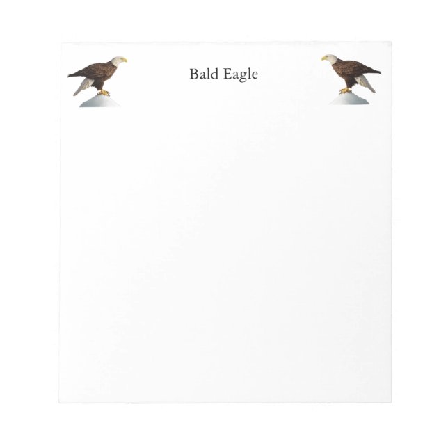 Bald Eagle notepad (Front)