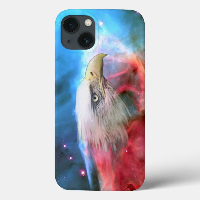 Bald Eagle & Outer Space Case-Mate iPhone Case (Back)
