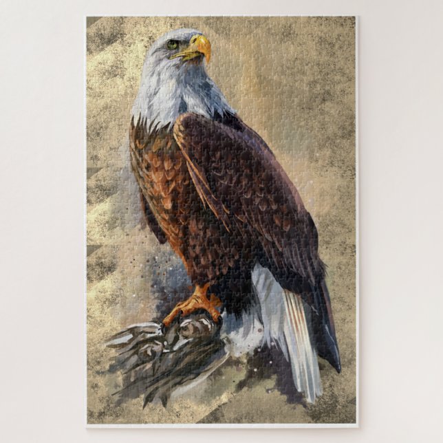 Bald Eagle Painting Jigsaw Puzzle (Vertical)