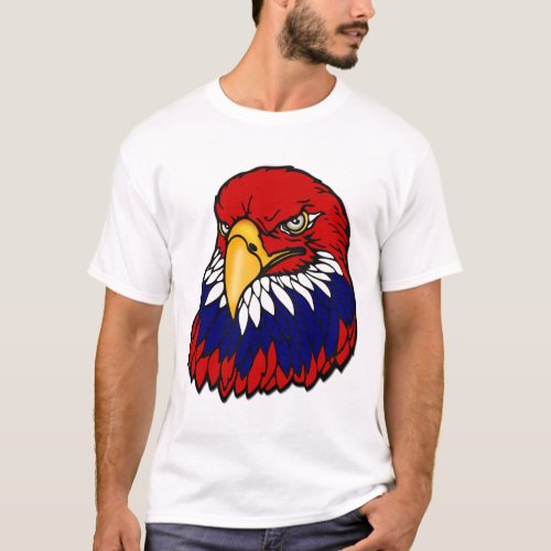 Bald eagle patriotic American T_Shirt