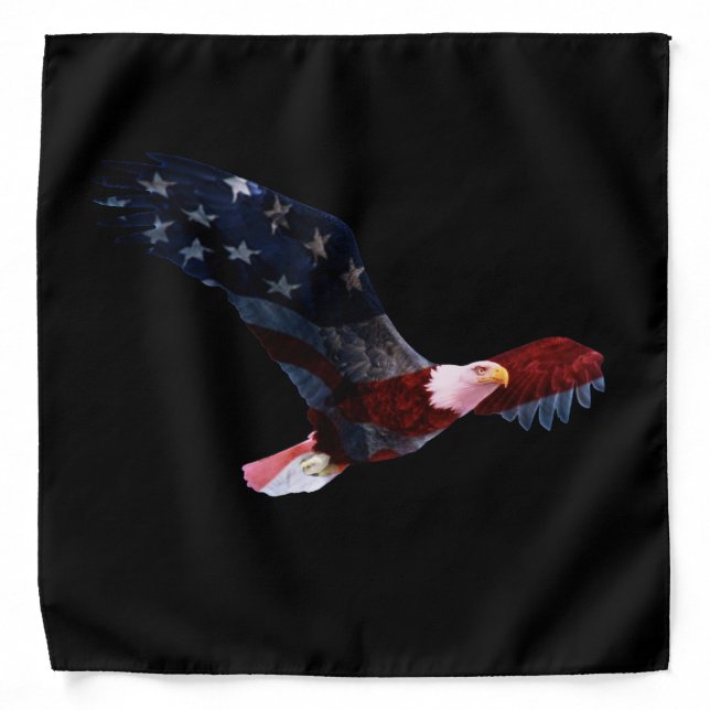 Bald Eagle Patriotic Bandana (Front)