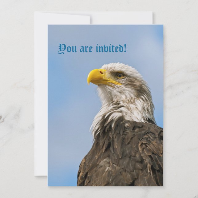 Bald Eagle Personalized Announcement (Front)