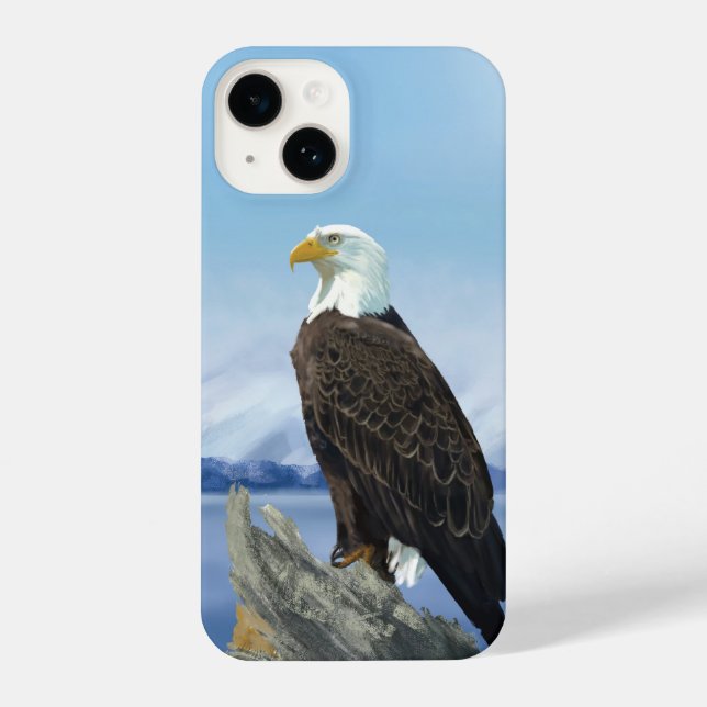 Bald Eagle Phone Case (Back)