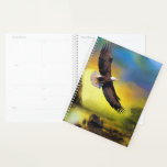 Bald Eagle Planner<br><div class="desc">Bald Eagle Soaring
It's time to get organized! Plan your days in style with the help of a customizable planner. Perfect for your busy lifestyle, this planner has a place to plan your months, plan your weeks, and write down everything that's important to you!</div>
