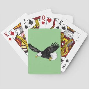 Bald Eagle Playing Cards - Choose Color