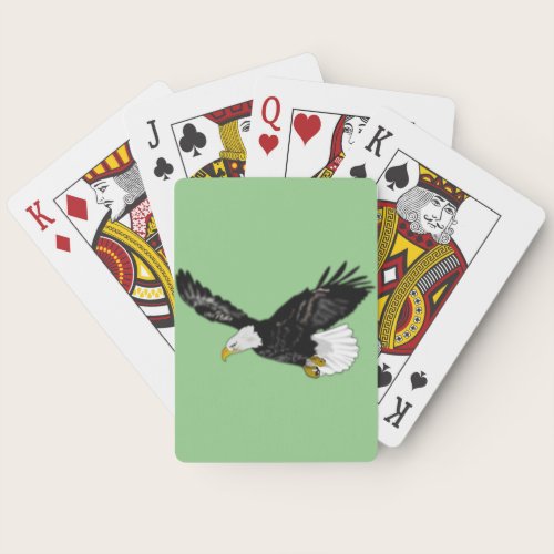 Bald Eagle Playing Cards - Choose Color