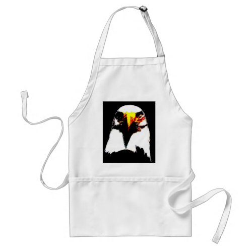 Bald Eagle Pop Art Adult Apron