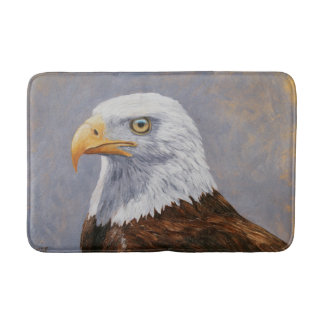 Bald Eagle Portrait Bathroom Mat