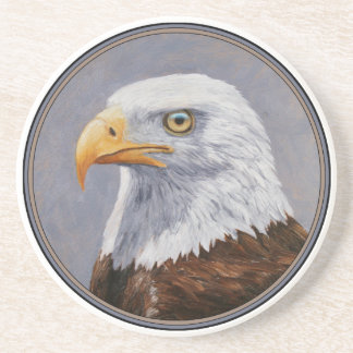 Bald Eagle Portrait Coaster