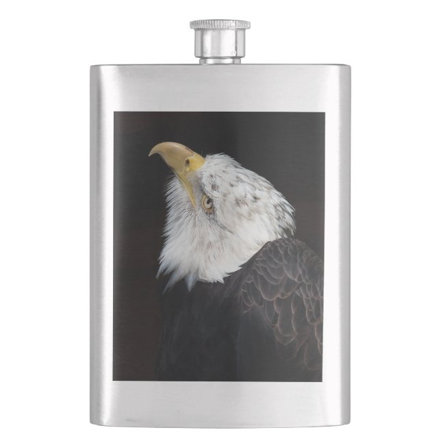 Bald Eagle Portriat Flask (Front)
