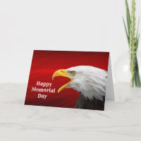 Bald Eagle Red Memorial Day