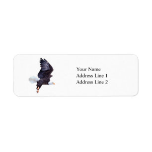 Bald Eagle Return Address Label