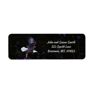 Bald Eagle Return Address Label