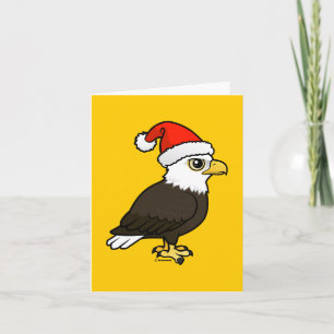 Bald Eagle Santa Holiday Card