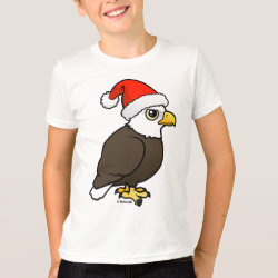Bald Eagle Santa Kids' American Apparel Fine Jersey T-Shirt