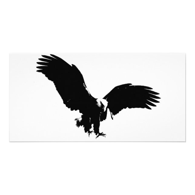 Bald Eagle Silhouette Card (Front)