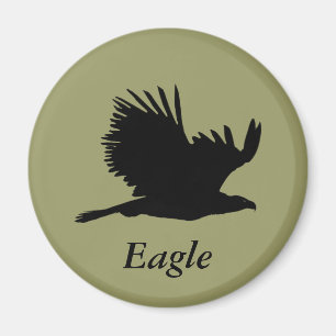 Bald Eagle silhouette Gifts Magnet
