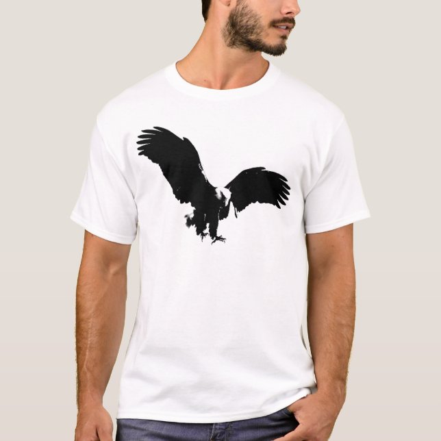 Bald Eagle Silhouette T-Shirt (Front)