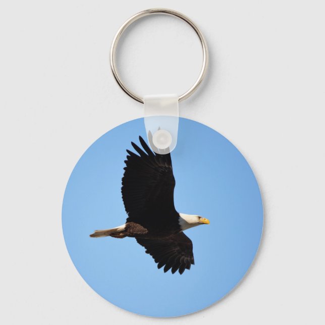 Bald Eagle Soar Keychain (Front)