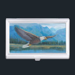 Bald Eagle Soaring Business Card Case<br><div class="desc">Bald Eagle Soaring Artist: Tim OToole</div>