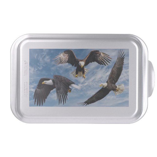 Bald Eagle Soaring Cake Pan (Front)