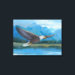 Bald Eagle Soaring Canvas Print<br><div class="desc">Bald Eagle Soaring Artist: Tim OToole</div>