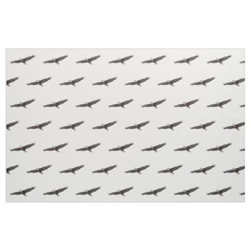 Bald Eagle Soaring Fabric